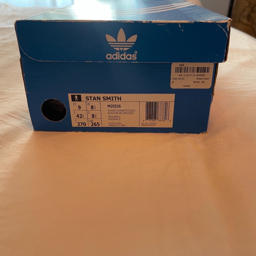 Adidas Stan Smith Red Back Tab